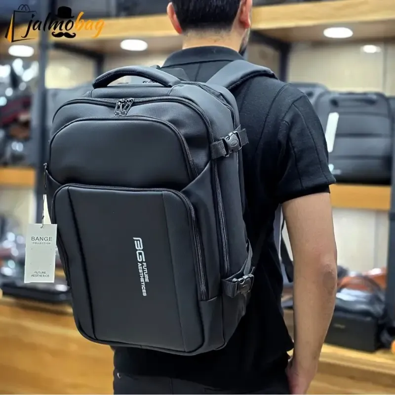 کوله پشتی سیلیکونی ضد آب بنج BANGE لپ تاپ دار 3 خانه مدل 4238 - تصویر 8