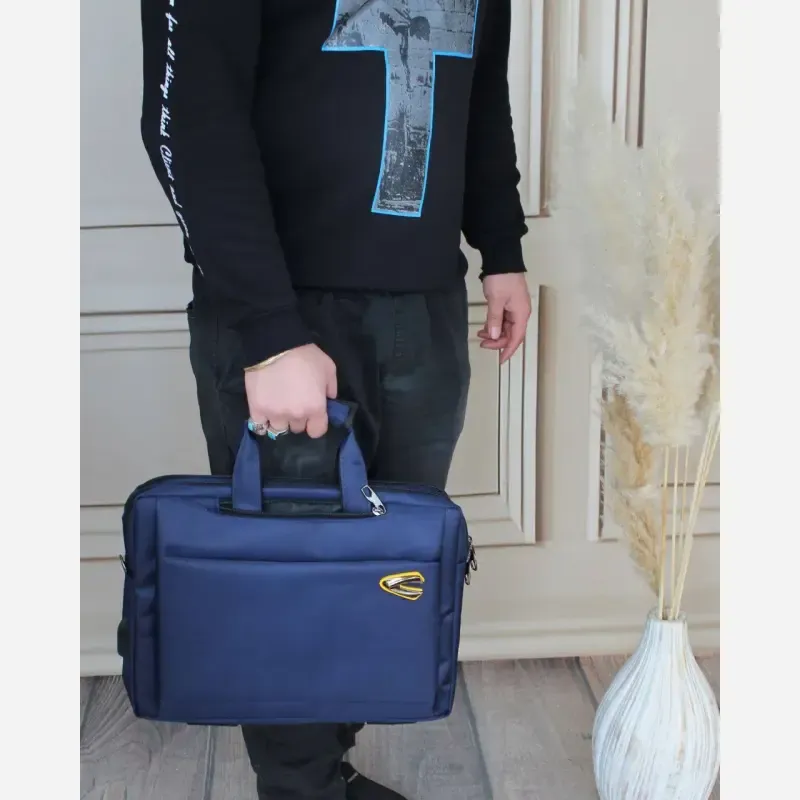 کیف مردانه سه کاره اداری رسمی پارچه ای ابعاد 40 در 30 در 10 سانتیمتر - تصویر 3