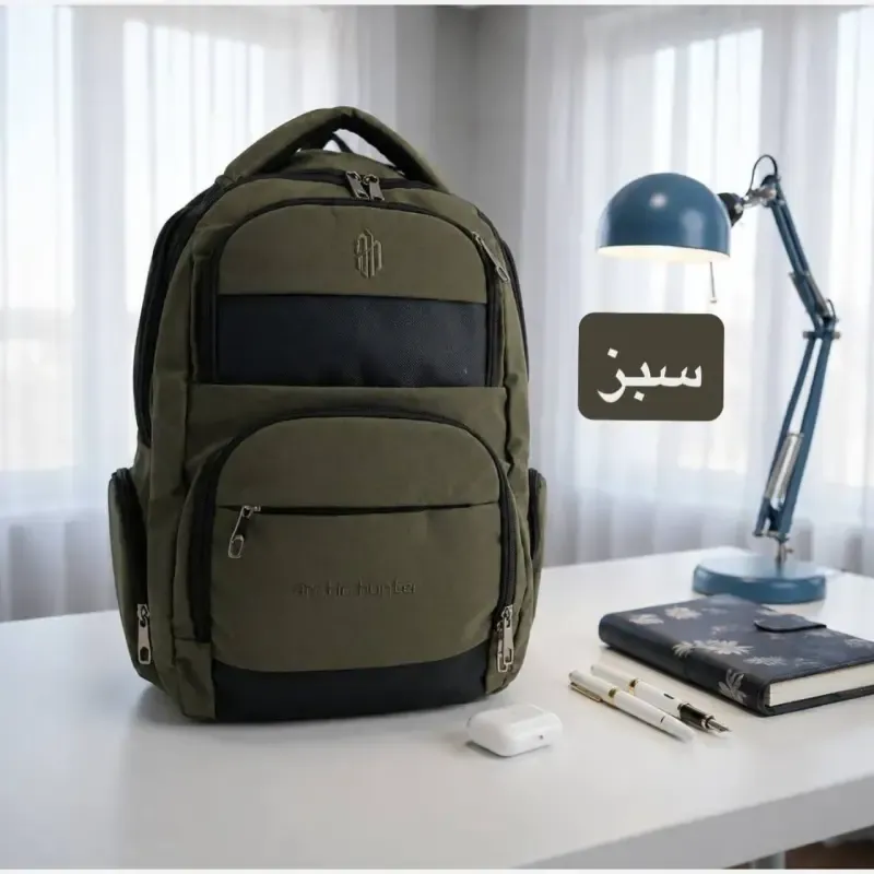 کوله پشتی کتانی اسپرت مدرسه و دانشگاه ابعاد 50 در 30 سانتیمتر - تصویر 5