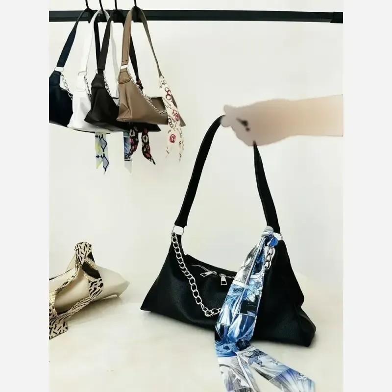 کیف کژوال شال دار رنگبندی کامل - تصویر 3