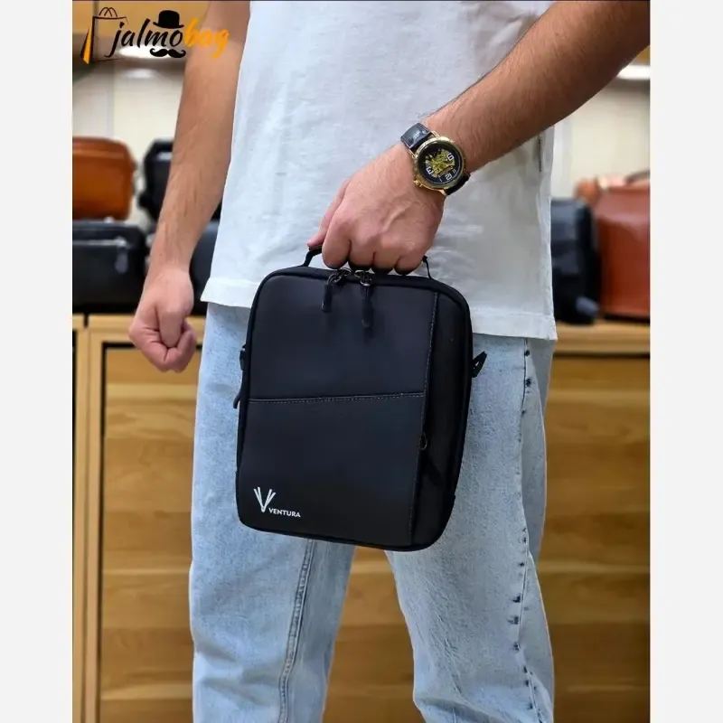 کیف دوشی دستی اسپرت ضد آب اسکین و برزنت خارجی - تصویر 3