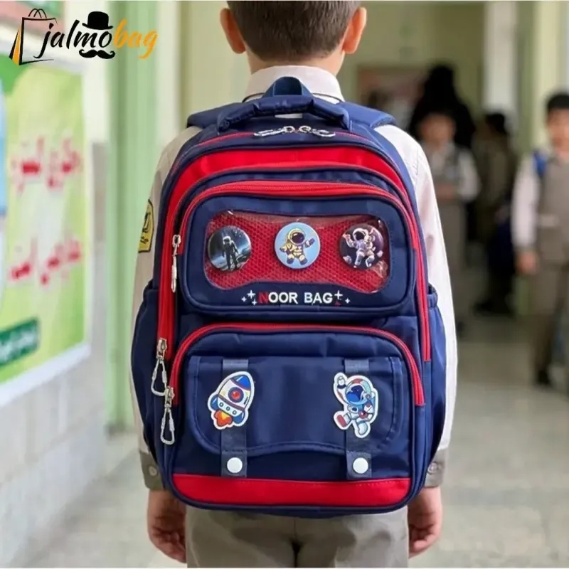 کوله پشتی پسرانه کلاس اول تا چهارم ضد آب ریپس وارداتی طبی و ضد تعریق - تصویر 2