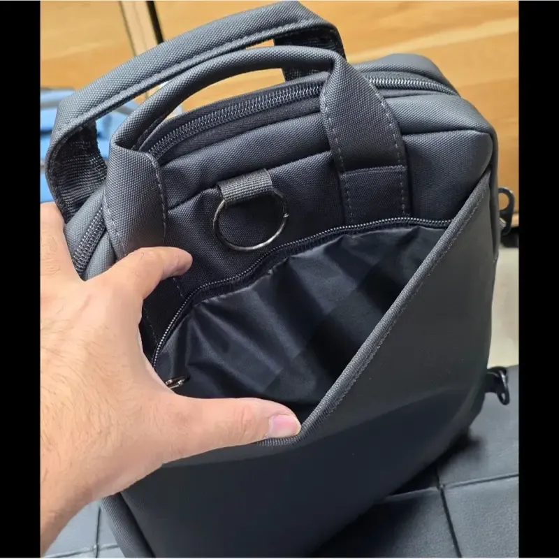 کیف اداری و لپتاپی 3 کاره اسپرت پارچه اسکین مناسب لپتاپ 14.1 اینچ مردانه و زنانه - تصویر 13