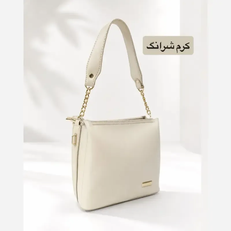 کیف زنانه چرم مصنوعی روزمره و مجلسی بند بلند - تصویر 2