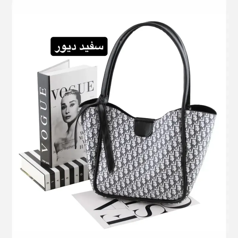 کیف زنانه چرم مصنوعی رسمی و روزمره دو بند - تصویر 4