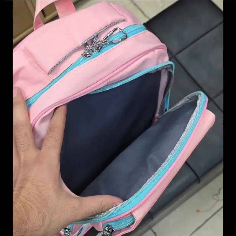 کوله پشتی ابتدایی دخترانه ضد آب ریپس وارداتی مناسب کلاس اول تا چهارم طبی و ضد تعریق - تصویر 14