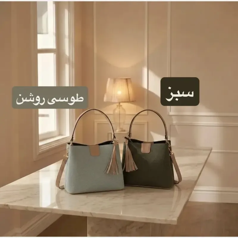 کیف زنانه اسپرت روزمره چرم مصنوعی - تصویر 7