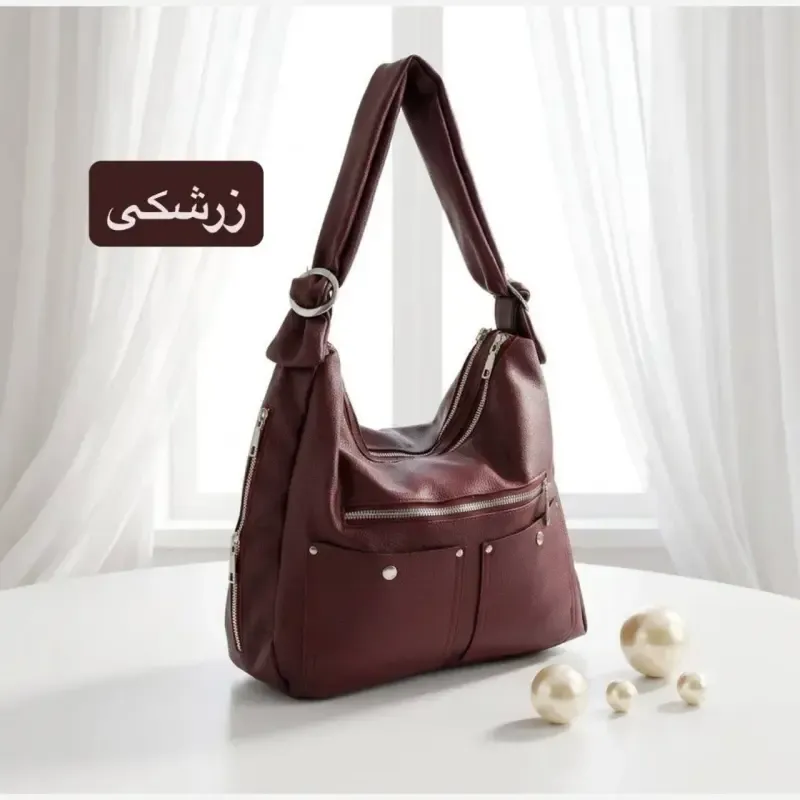 کیف زنانه دخترانه چرم مصنوعی روزمره رسمی مدرسه دانشگاه - تصویر 7