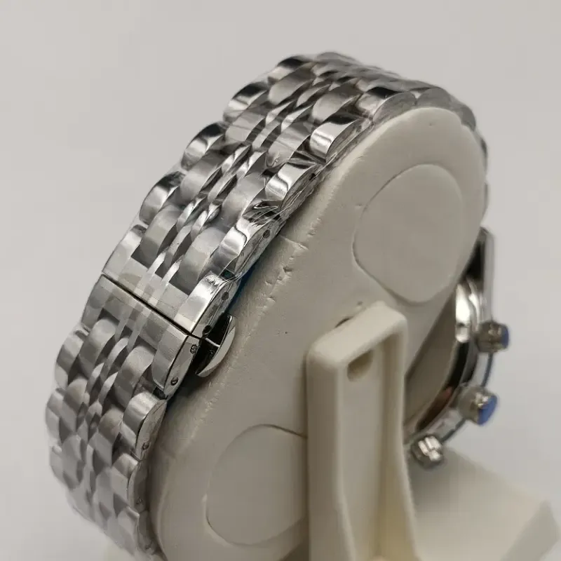 ساعت مردانه استیل صفحه آبی الکس مارتین طرح سه موتور - تصویر 3