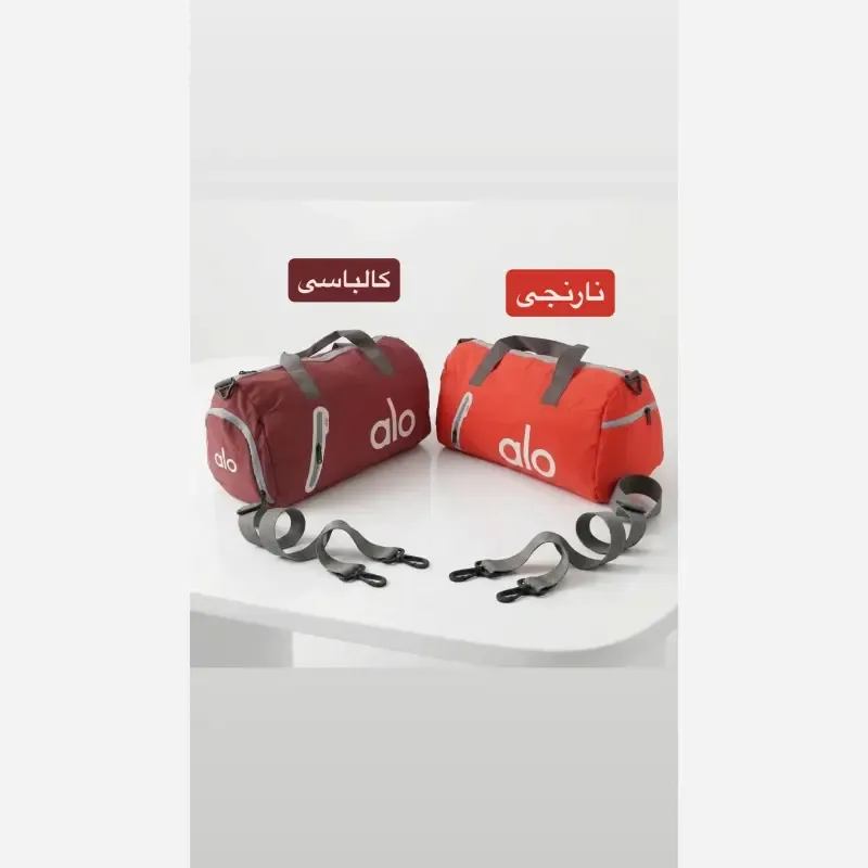 ساک ورزشی و مسافرتی پارچه ای سه بند با جیب بیرونی و زیپ - تصویر 5
