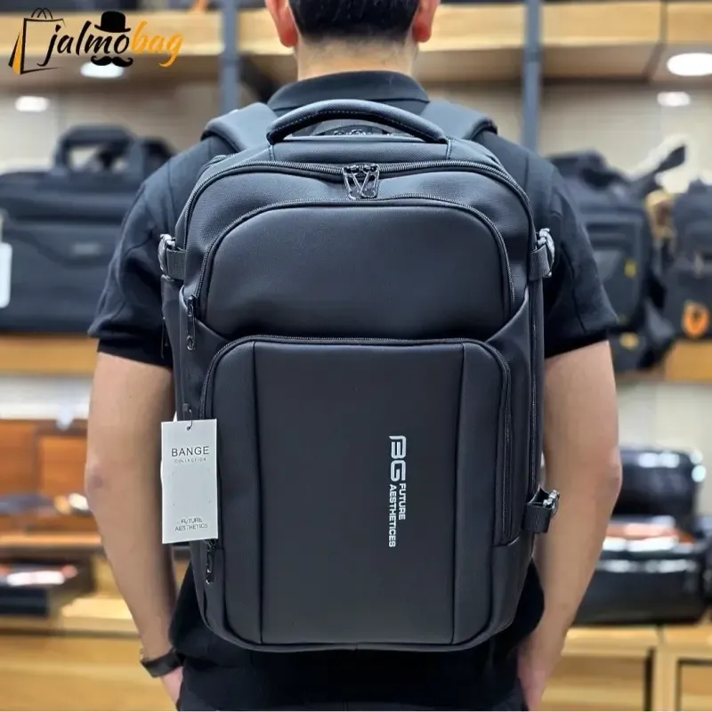 کوله پشتی سیلیکونی ضد آب بنج BANGE لپ تاپ دار 3 خانه مدل 4238 - تصویر 9