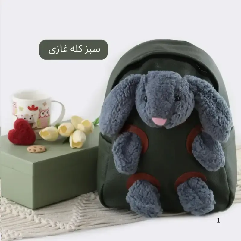 کولهپشتی اسپرت و روزمره چرم مصنوعی زنانه سه بندی ابعاد 33 در 27 سانتیمتر - تصویر 9