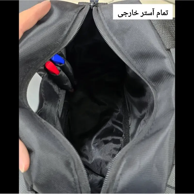 کیف ظرف غذا دستی و دوشی پارچه ای کد 2216 - تصویر 8