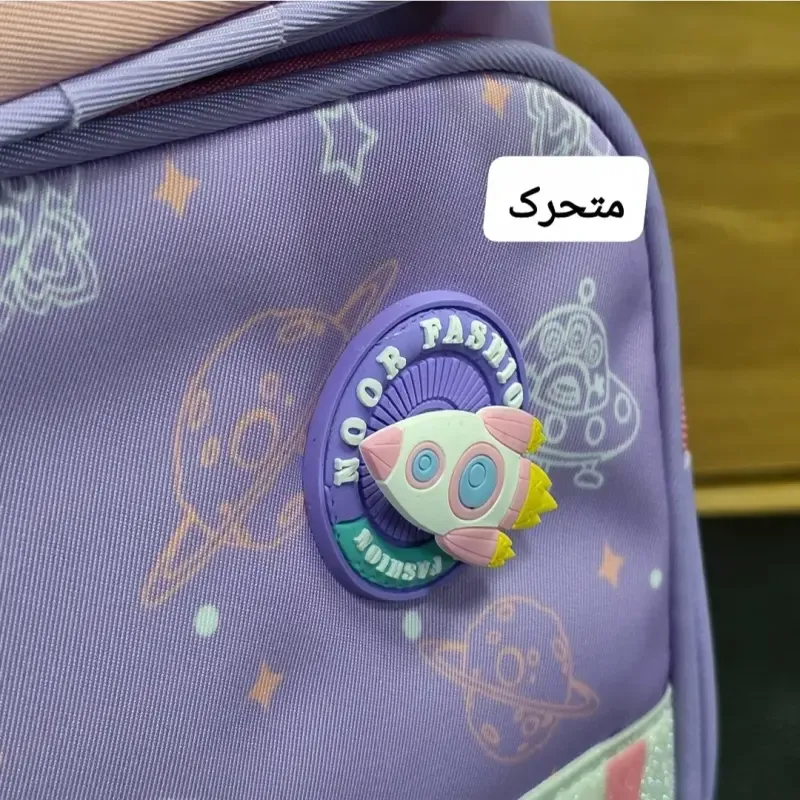 کوله پشتی ابتدایی دخترانه ضد آب ریپس وارداتی مناسب کلاس اول تا چهارم طبی و ضد تعریق - تصویر 11