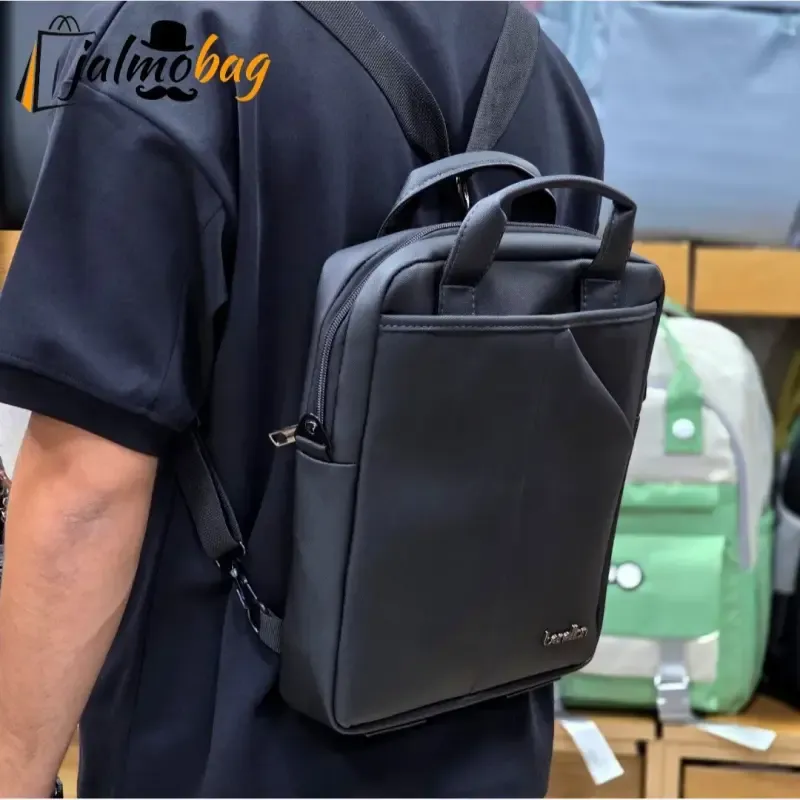 کیف اداری و لپتاپی 3 کاره اسپرت پارچه اسکین مناسب لپتاپ 14.1 اینچ مردانه و زنانه - تصویر 6