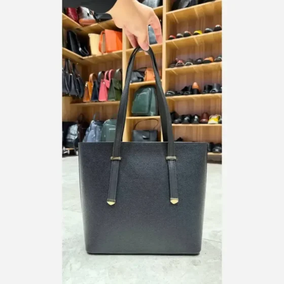 کیف دستی چرم طبیعی گاوی ابعاد 36 در 26 مدل روشا