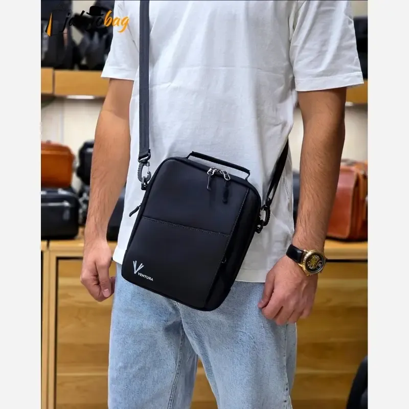 کیف دوشی دستی اسپرت ضد آب اسکین و برزنت خارجی - تصویر 4