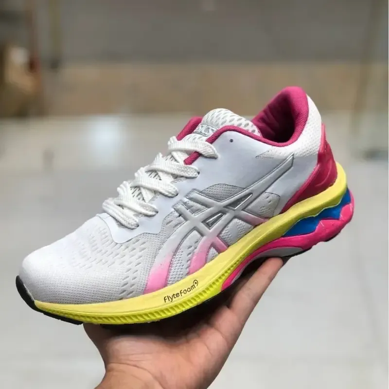 کفش اسیکس Gel Nimbus مردانه سفید اسپرت سبک راحت پیادهروی روزمره - تصویر 5