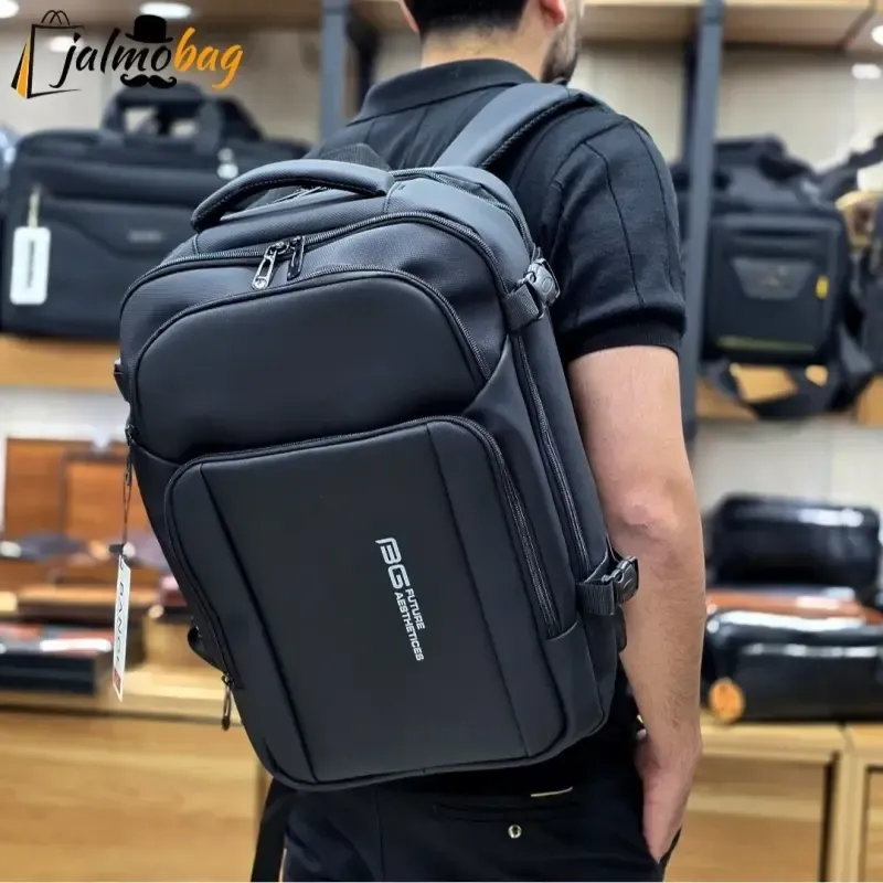 کوله پشتی سیلیکونی ضد آب بنج BANGE لپ تاپ دار 3 خانه مدل 4238 - تصویر 10