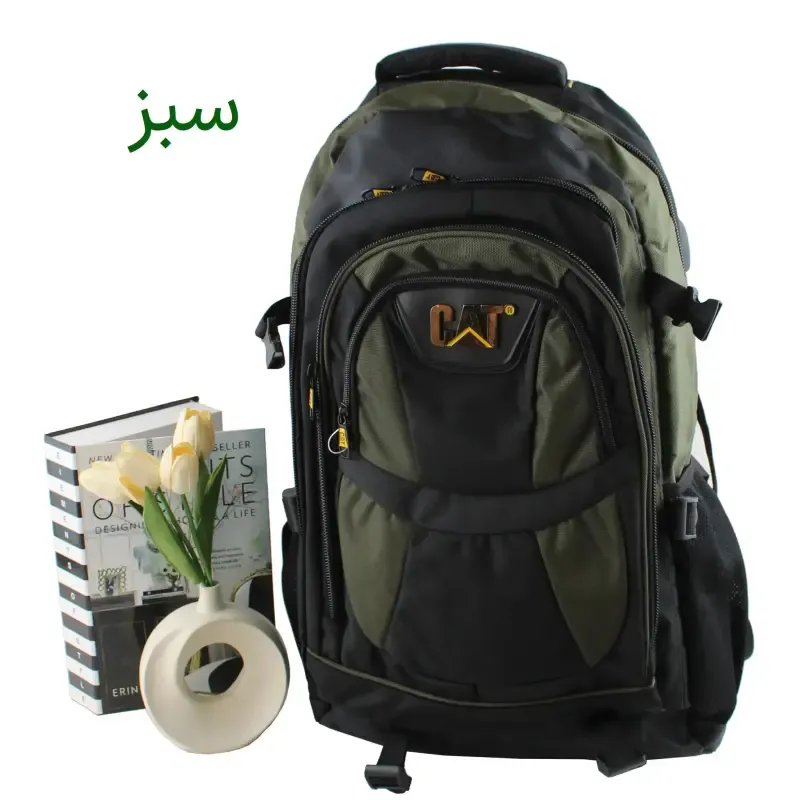 کوله پشتی پارچه ای مسافرتی و ورزشی دارای بند بلند و جیب متعدد ابعاد 55 در 30 در 25 سانتیمتر - تصویر 2