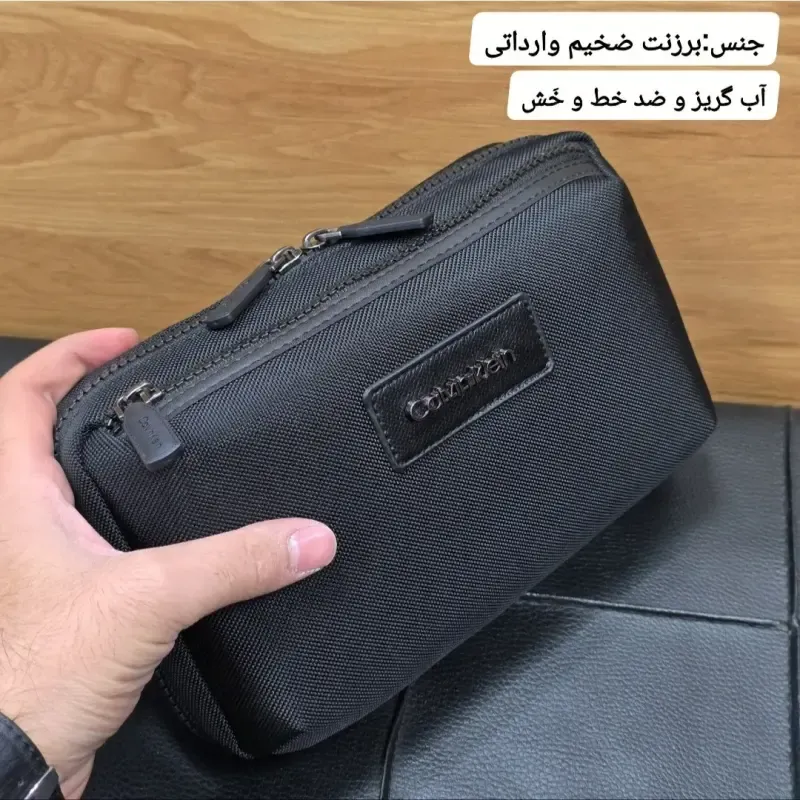 کیف دوشی و دستی اسپرت کلوین کلاین مدل 3 کاره برزنتی آبگریز - تصویر 10
