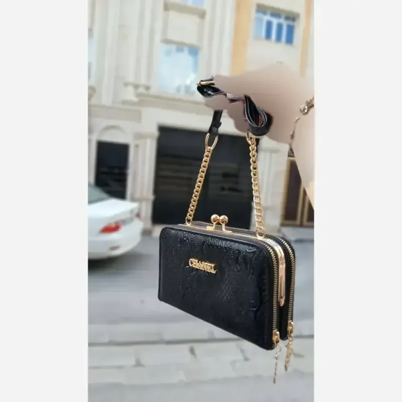 کیف مجلسی دهنه دار کیفیت درجه یک با متریال وارداتی رنگ ثابت - تصویر 4