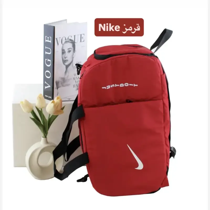ساک ورزشی و اسپرت پارچهای با بند بلند و جیب بیرونی ابعاد 45x30x20 سانتیمتر - تصویر 2