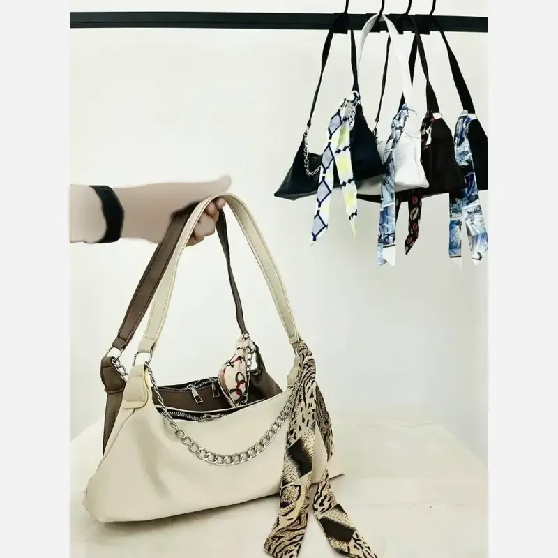کیف کژوال شال دار رنگبندی کامل - تصویر 4