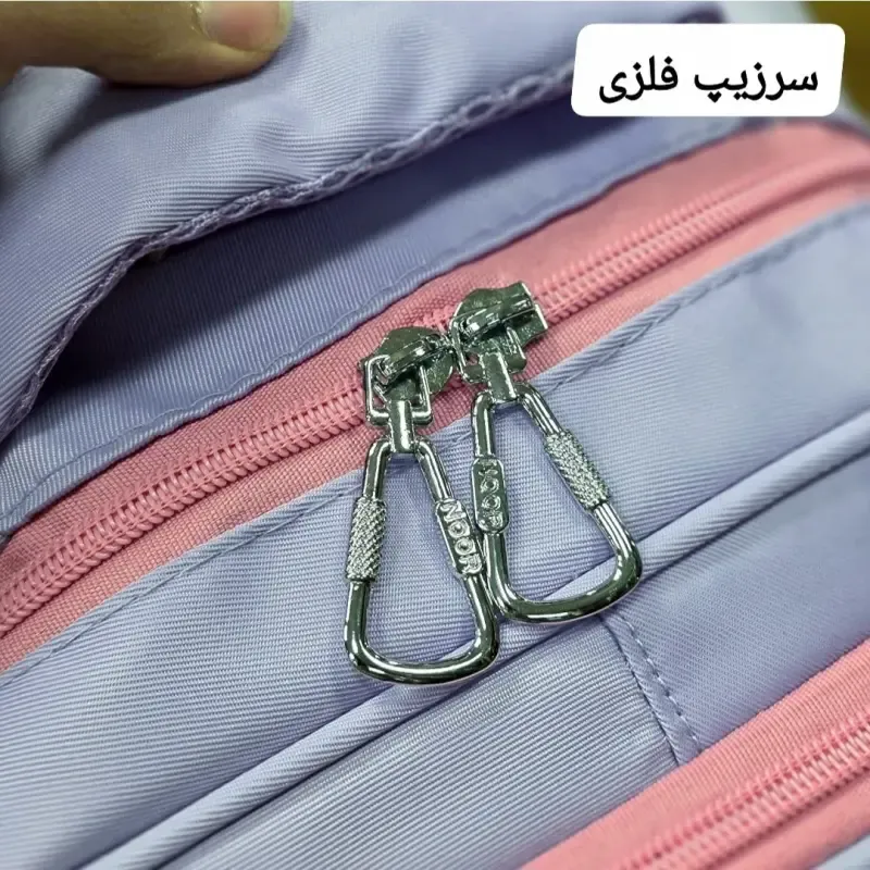 کوله پشتی ابتدایی دخترانه ضد آب ریپس وارداتی مناسب کلاس اول تا چهارم طبی و ضد تعریق - تصویر 12