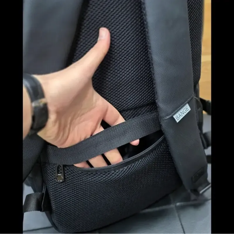 کوله پشتی سیلیکونی ضد آب بنج BANGE لپ تاپ دار 3 خانه مدل 4238 - تصویر 5